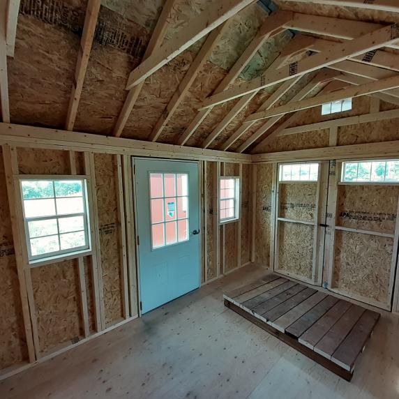 Cape Cod shed internal