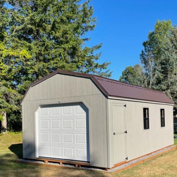 Loft-Style Portage Garage by BetterWaySheds