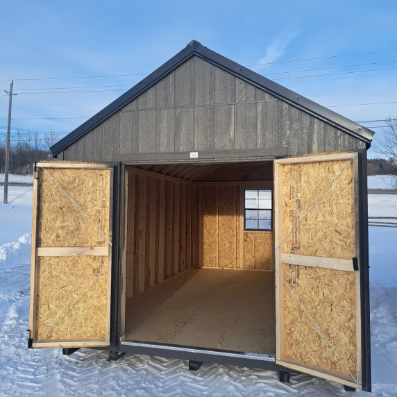 10x16 Garden Cottage Shed by Better Way Sheds 5' wide door and metal kick plate