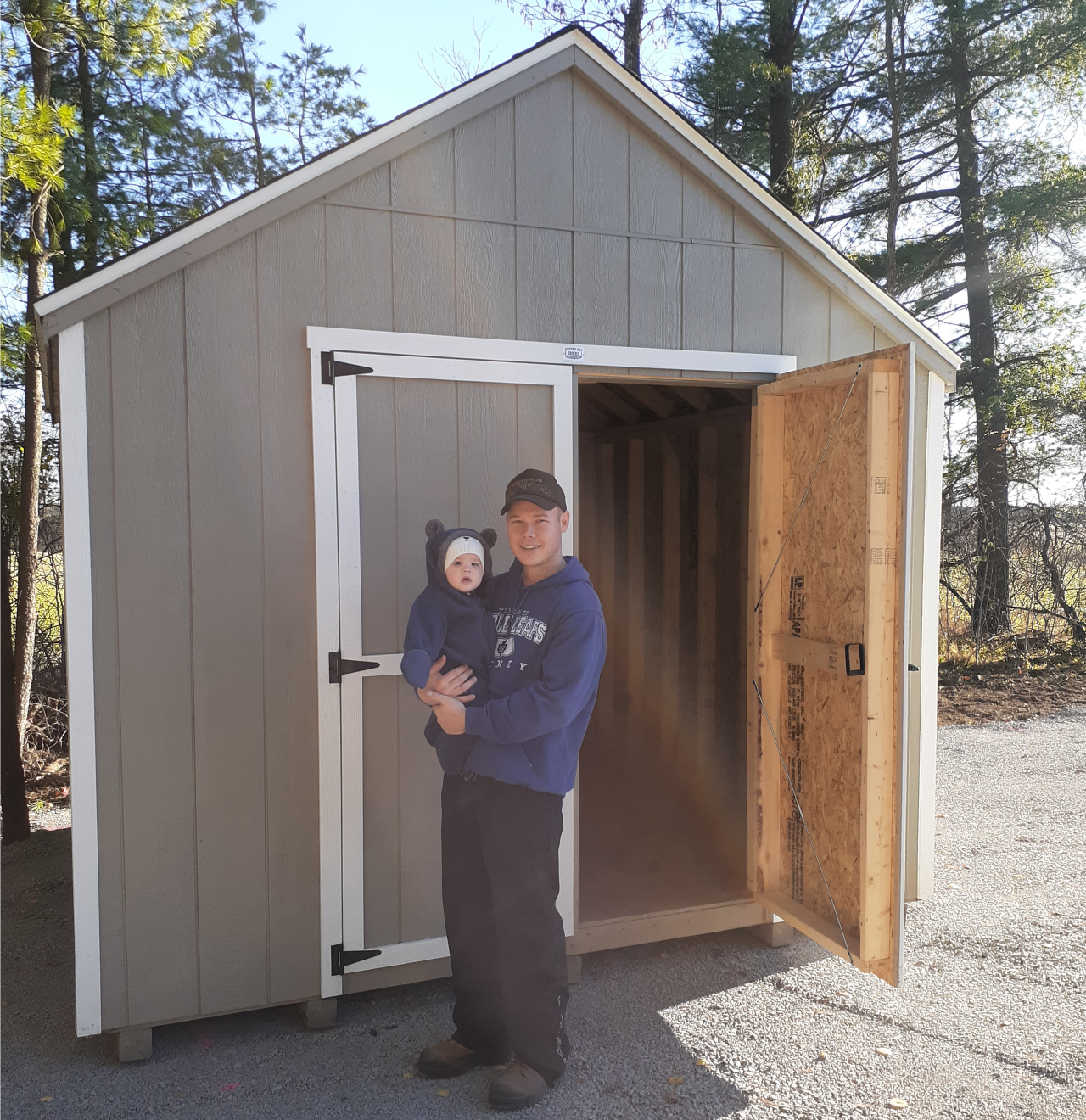 Family and Shed by Better Way Sheds