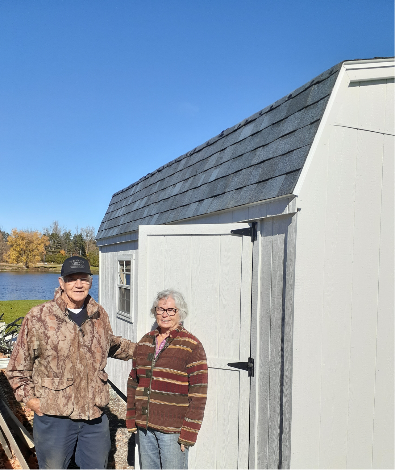 Shed by the water by Better Way Sheds
