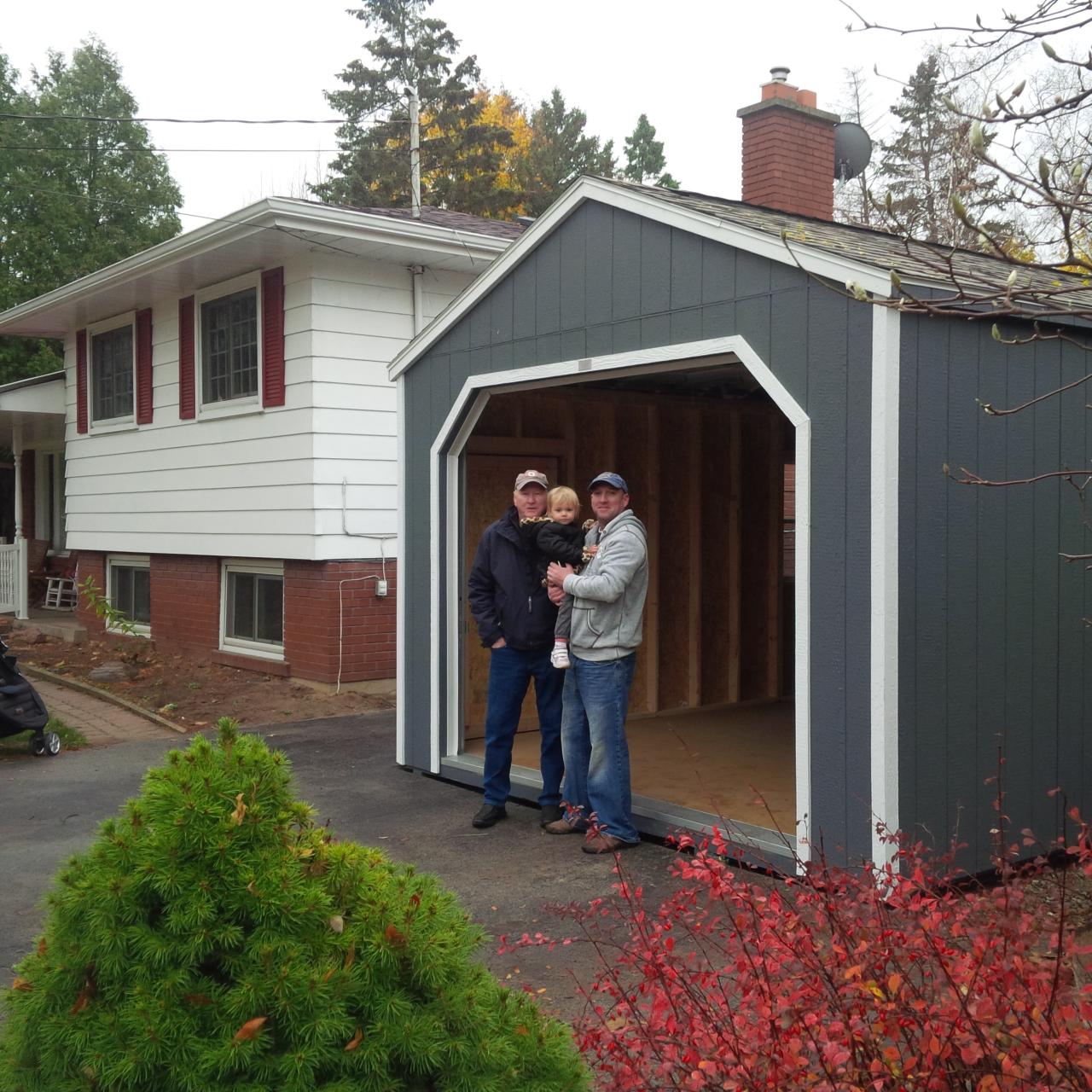 portable garage delivered to Port Perry by Better Way Sheds